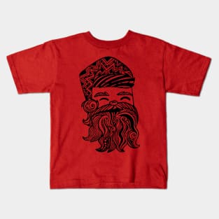 Santa Zentangle Kids T-Shirt